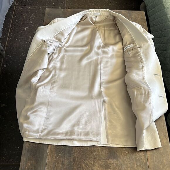 Calvin Klein cream/light beige blazer Jacket Mens - Picture 9 of 11
